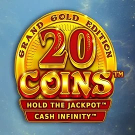 20 Coins Grand Gold Edition logo by Wazdan at Dazard Casino20 Coins Grand Gold Edition