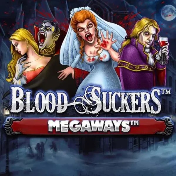 Official Slots logo: Blood Suckers Megaways by Red Tiger Gaming at Dazard Casino