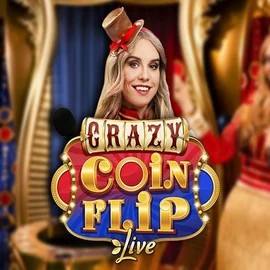 Crazy Coin Flip logo by Evolution at Dazard CasinoCrazy Coin Flip
