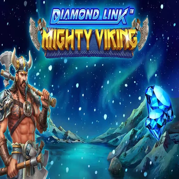 Diamond Link Mighty Viking slot icon by Greentube, available at Dazard Casino