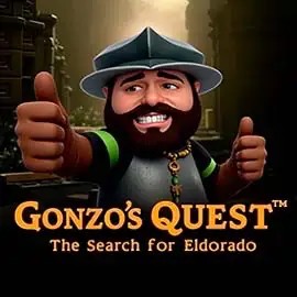 Gonzo's Quest logo by NetEnt at Dazard CasinoGonzo's Quest