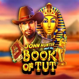 John Hunter and the Book of Tut online game logo by Pragmatic Play on dazard-bets.org