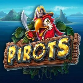 Pirots slot logo by ELK Studios at Dazard CasinoPirots