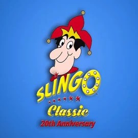 Slingo Classic 20th Anniversary logo by Slingo at Dazard Casino