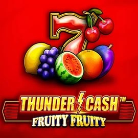 Thunder Cash Fruity Fruity online game logo by Novomatic on dazard-bets.org